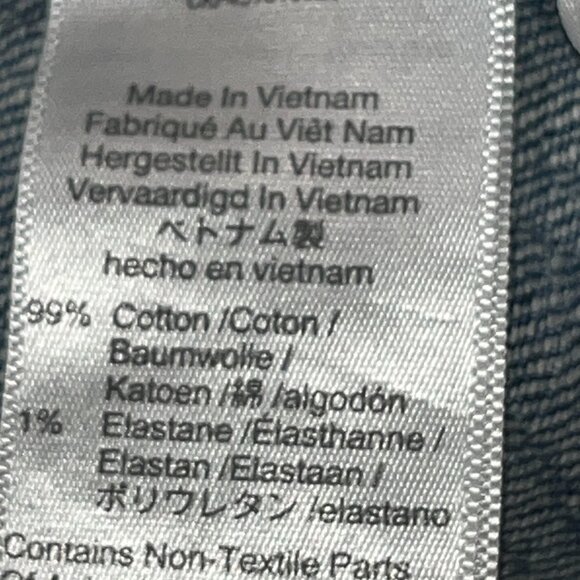 MADEWELL THE PERFECT VINTAGE JEAN - Raw Hem - Medium Blue Wash- EUC - Women's 27 - Picture 10 of 13